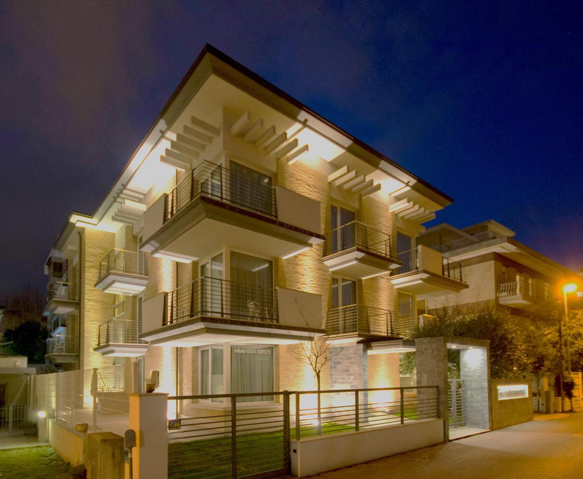 Villa Dei Gelsomini & National Hotel Dal 1903 Rimini Ngoại thất bức ảnh